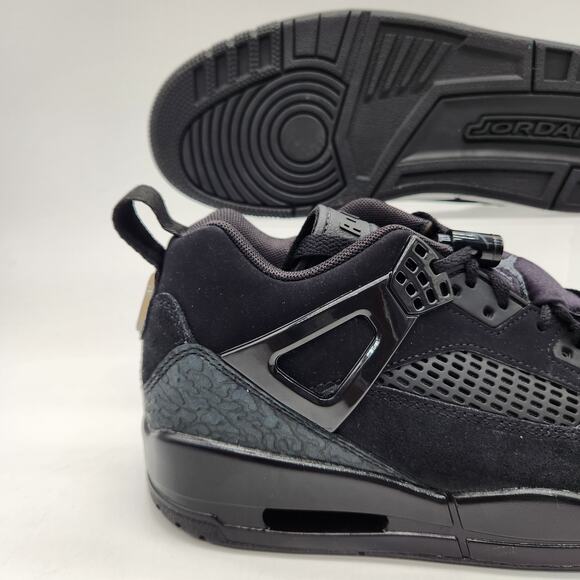 Mens Size 10.5 Air Jordan Spizike Low Black Cat Triple Black Sneakers FQ1759 001 main image 5